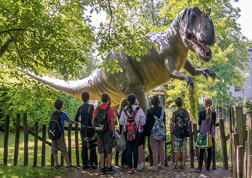 Ausflug mit Kindern ins Dinomuseum