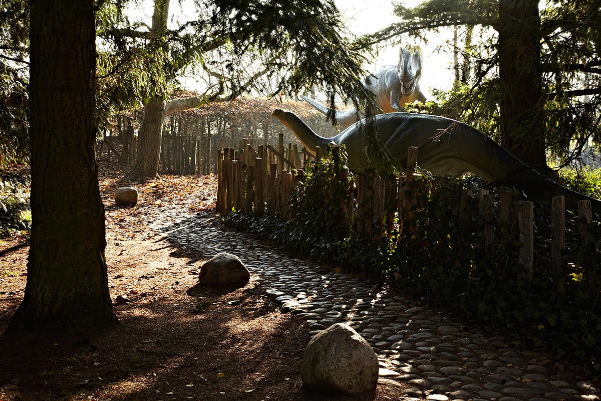 Ausflug mit Kindern in den Dinopark im Urweltmuseum