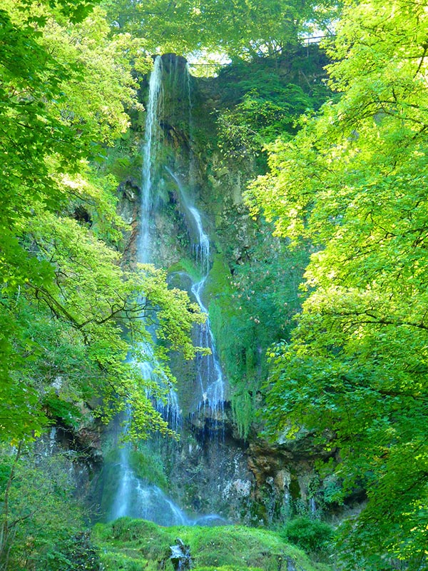 Ausflugziel Wasserfall in Bad Urach